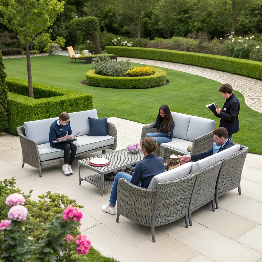 Creative garden furniture design class